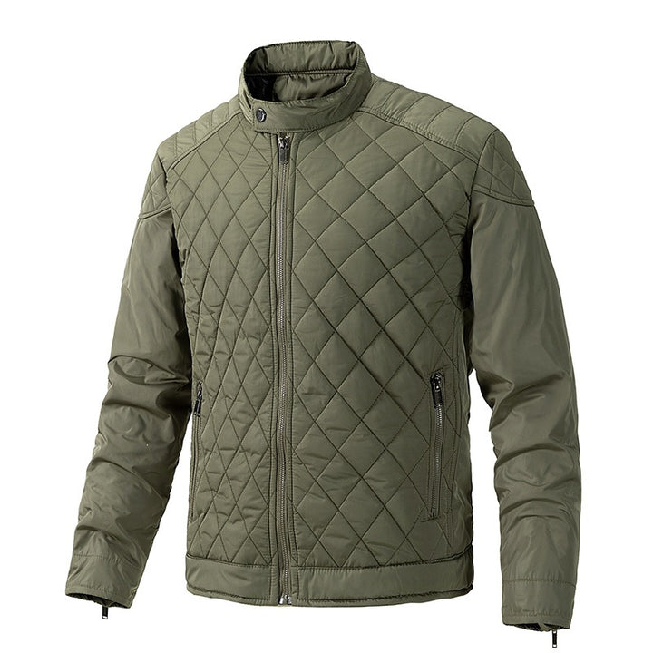 Herren Steppjacke mit hohem Kragen und wasserdichter Ausstattung Drune