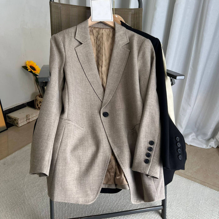 Damen Eleganter Blazer mit klassischem Schnitt Drune