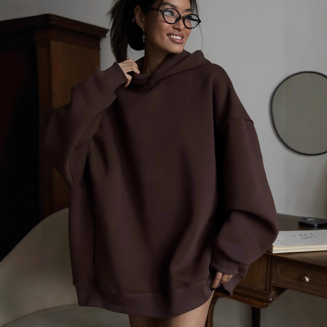 Damen bequemer Oversized Hoodie Drune