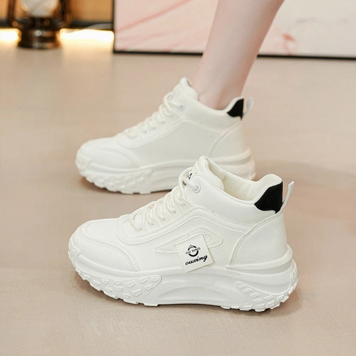 Damen Sportliche High-Top Sneakers mit rutschfester Sohle und dämpfendem Komfort Drune