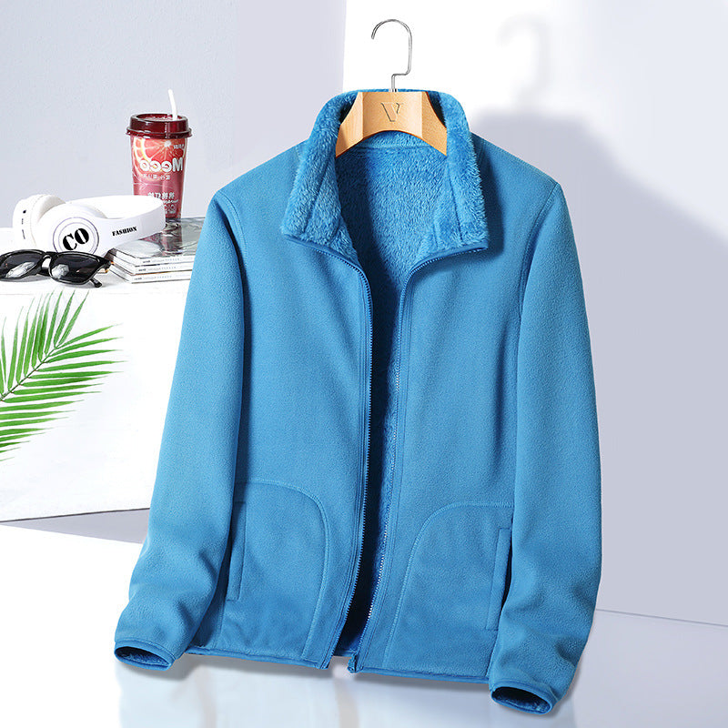 Damen Fleecejacke mit hohem Kragen Drune