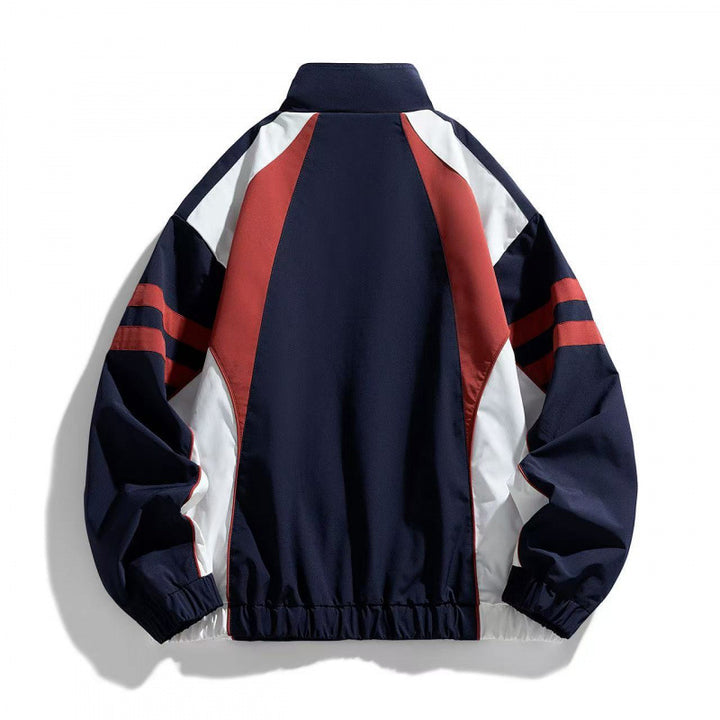 Herren Sportjacke mit hohem Kragen Drune