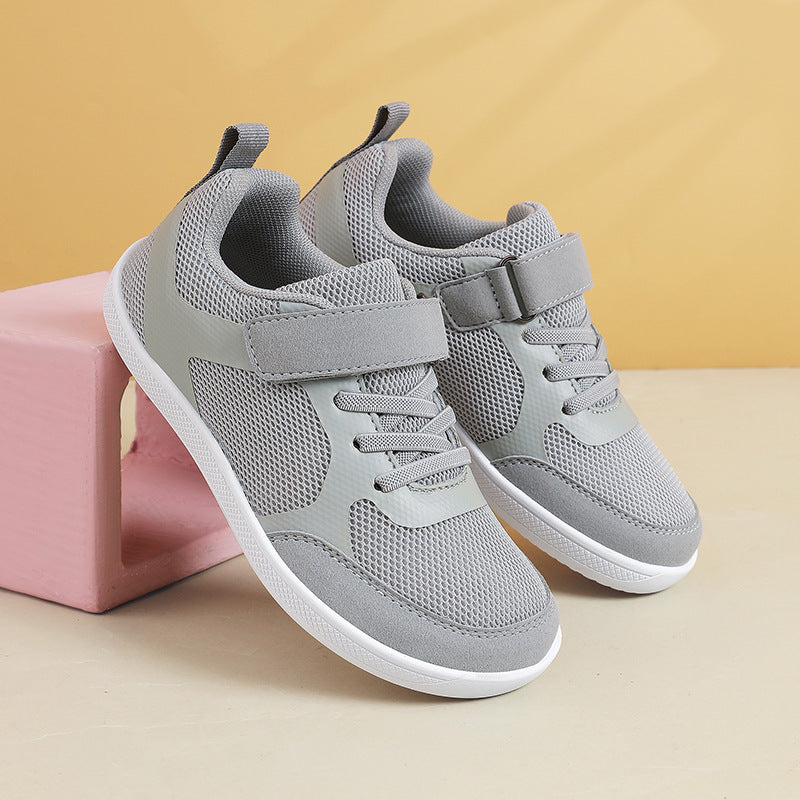 Unisex nan leichte Mesh-Sneaker mit elastischem Schnürsystem, Klettverschluss und EVA-Zwischensohle Drune