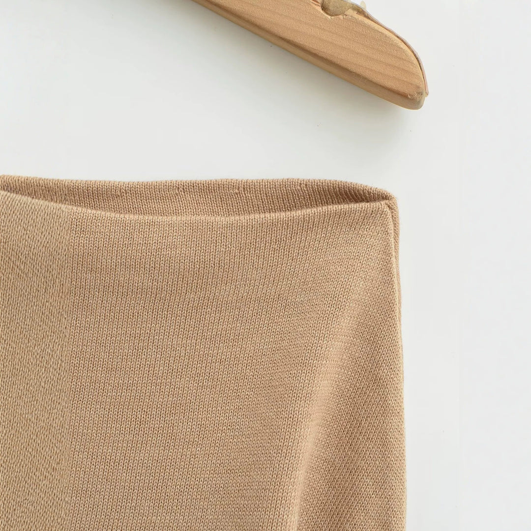 Damen Oversize One-Shoulder Pullover mit Fledermausärmeln und breitem Rippenbund Drune