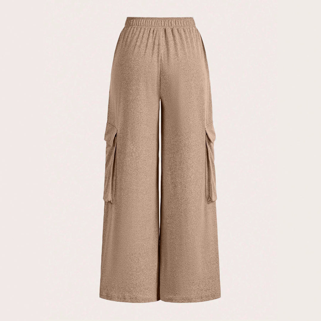 Damen Cargo-Hosen im Palazzo-Stil Drune