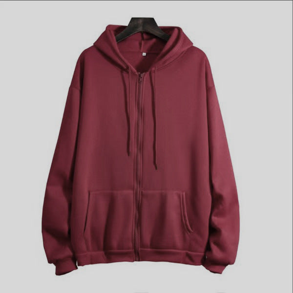 Damen Kapuzenjacke mit durchgehendem Reißverschluss und praktischen Kängurutaschen Drune