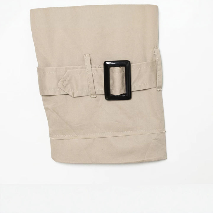 Damen Cropped‑Trenchjacke im Boxy‑Cropped‑Schnitt mit Schulterklappen und Taillengürtel Drune