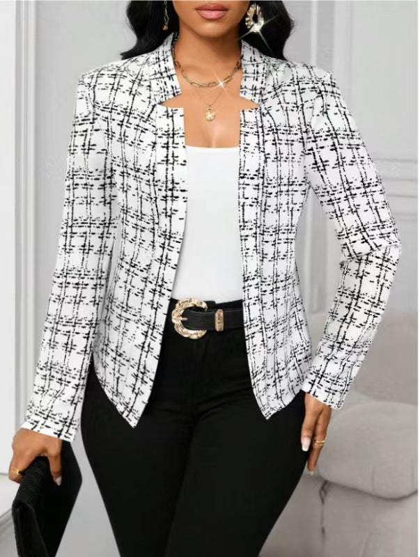 Damen raffinierte Business-Blazerjacke Drune