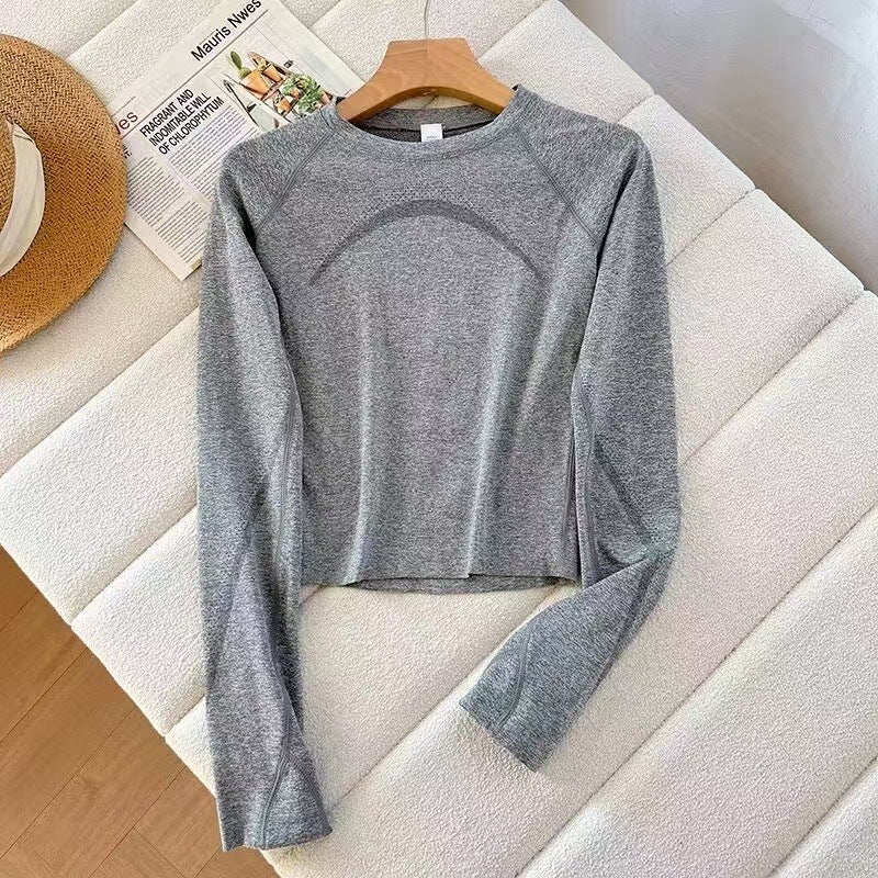 Damen sportliches Langarmshirt mit atmungsaktiven Materialien Drune