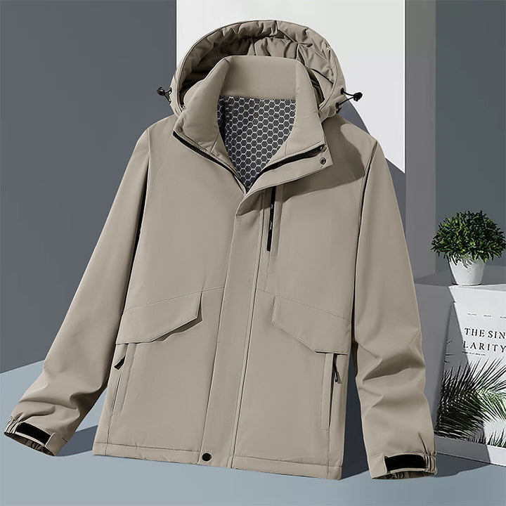 Herren Wetterfeste technische Jacke Drune