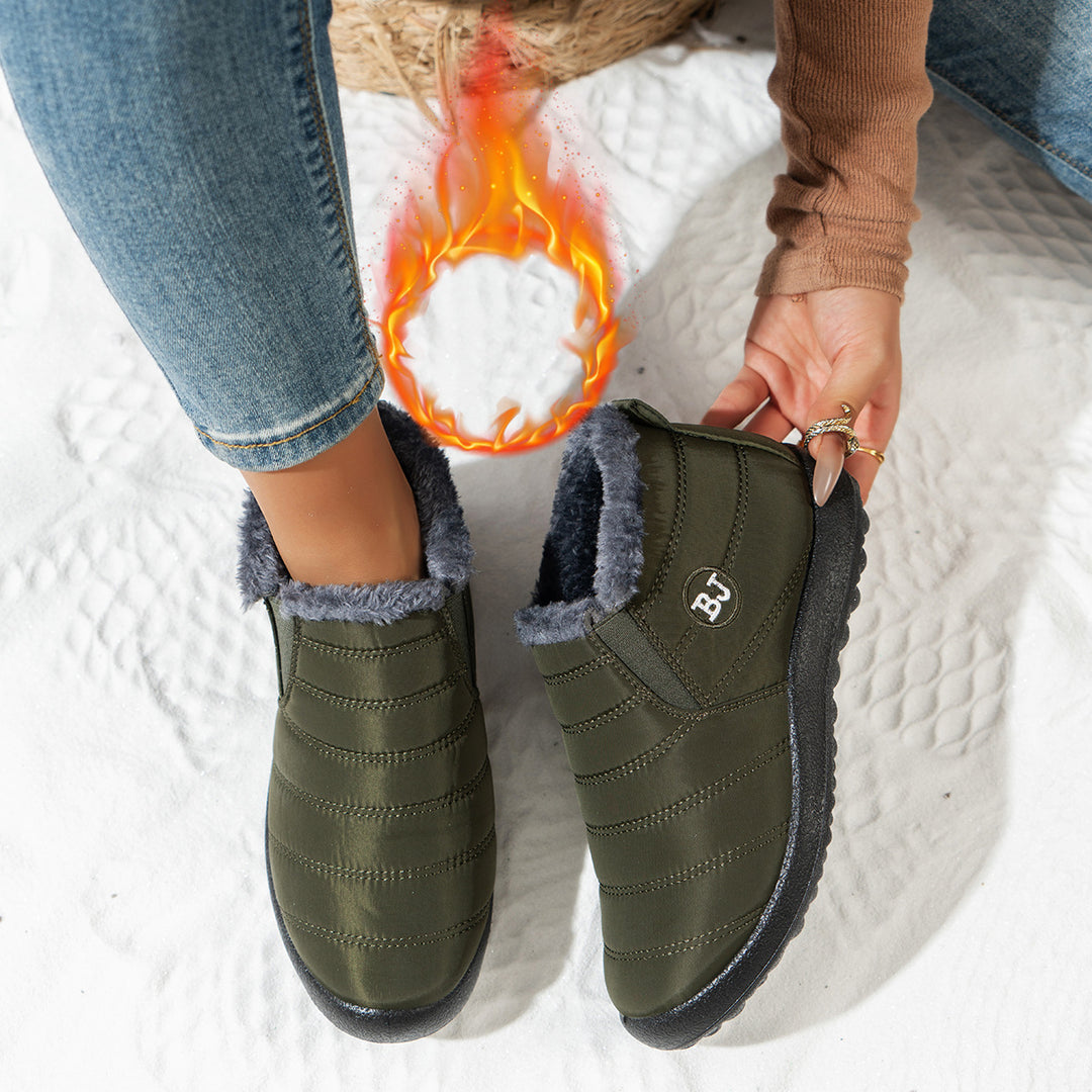 Damen Komfortable Winterboots mit kuscheligem Futter und rutschfester Sohle Drune