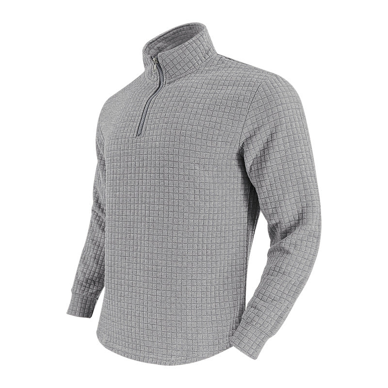 Herren Thermo-Fleecepullover mit Reißverschluss und strukturiertem Design Drune