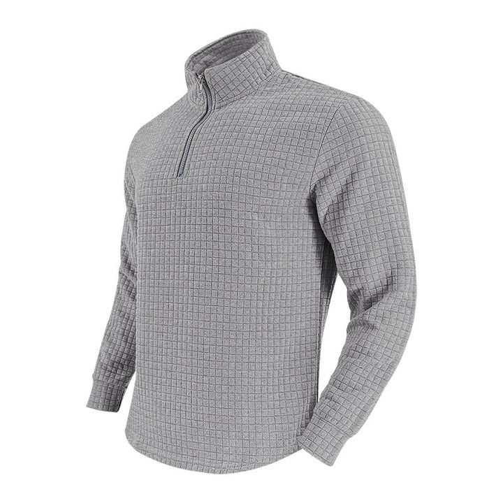 Herren Thermo-Fleecepullover mit Reißverschluss und strukturiertem Design Drune