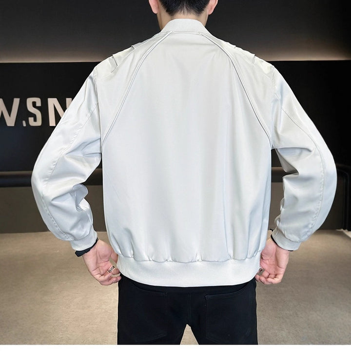 Herren Modische Bomberjacke mit praktischen Taschen Drune