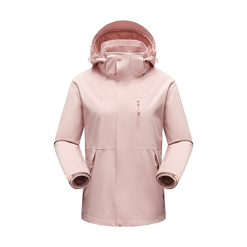 Herren Wasserabweisender Winterparka mit abnehmbarer Kapuze und getapten Nähten Drune