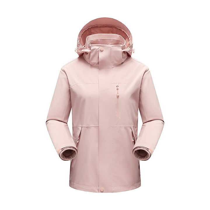 Herren Wasserabweisender Winterparka mit abnehmbarer Kapuze und getapten Nähten Drune