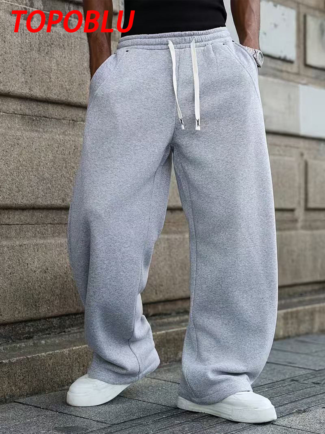Herren Bequeme Freizeithosen mit weitem Schnitt Drune