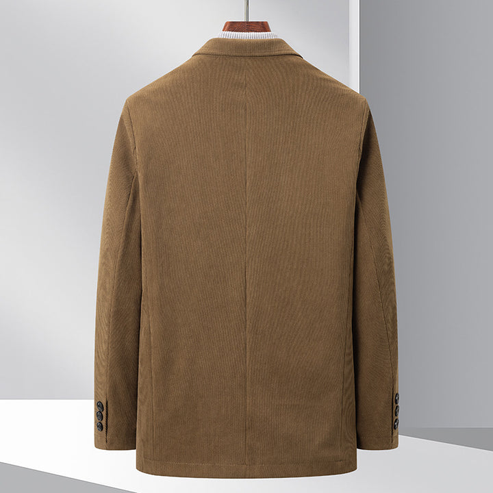 Herren eleganter Blazer mit strukturierter Oberfläche und praktischen Taschen Drune
