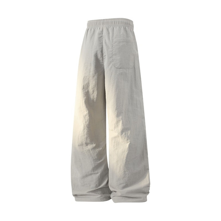 Damen Weite Baggy-Leinenoptik-Hose mit Tunnelzug, perforierten Einsätzen & Relaxed-Silhouette Drune