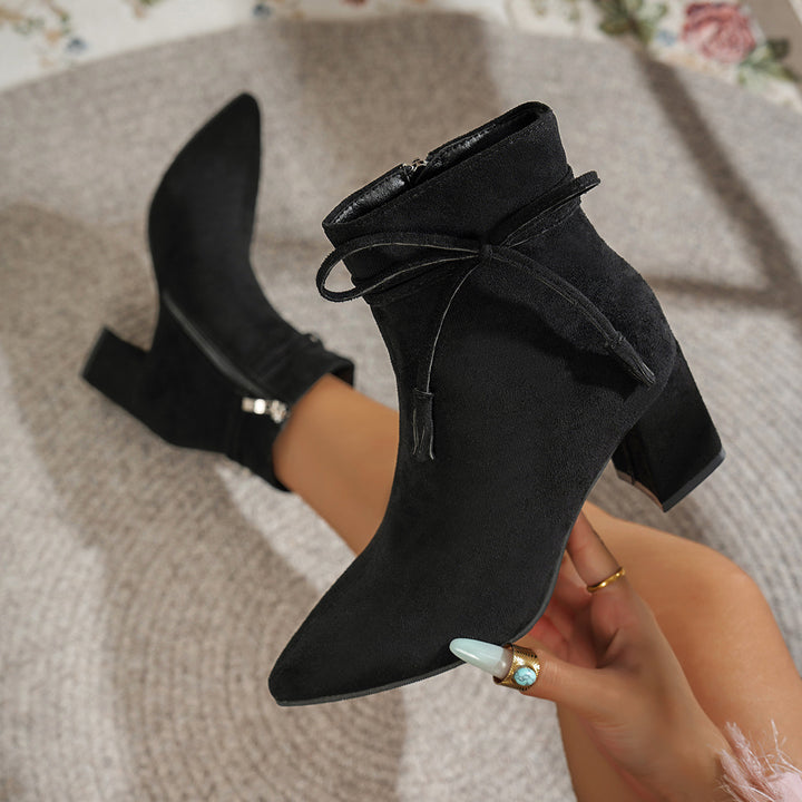 Damen Modische Kurzstiefeletten Drune
