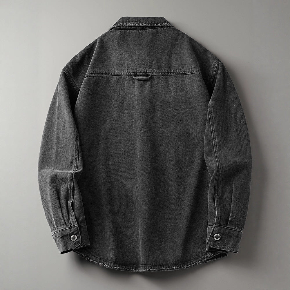 Herren Robuste Denim Hemdbluse Drune