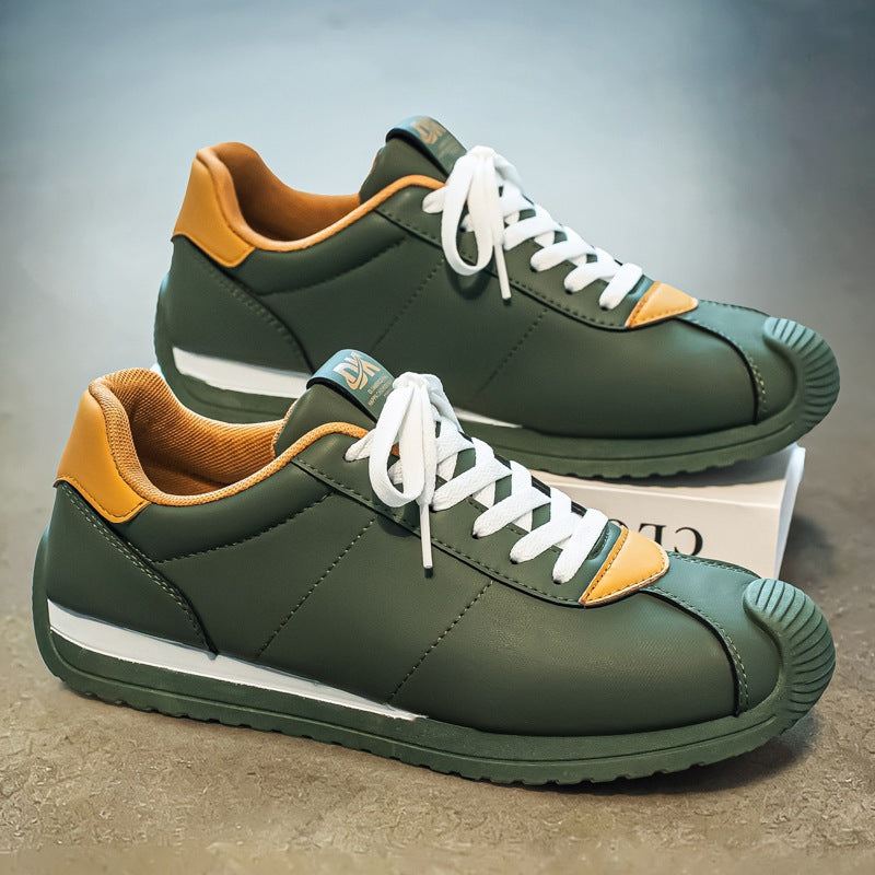 Unisex City-Sneaker mit geriffelter Zehenkappe und wasserabweisendem Kunstleder Drune