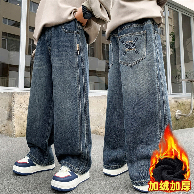 Unisex weite Cargo-Jeans im Streetwear-Style Drune