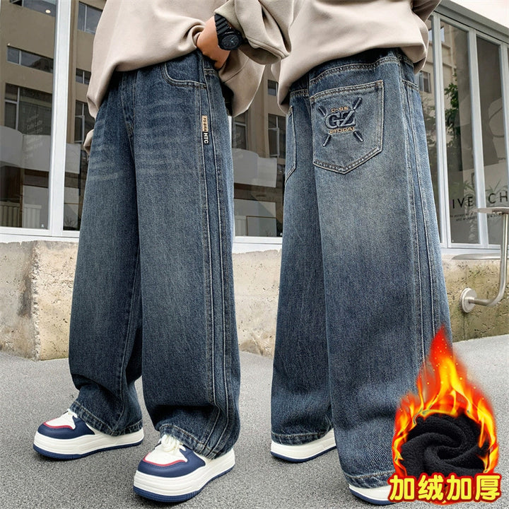 Unisex weite Cargo-Jeans im Streetwear-Style Drune