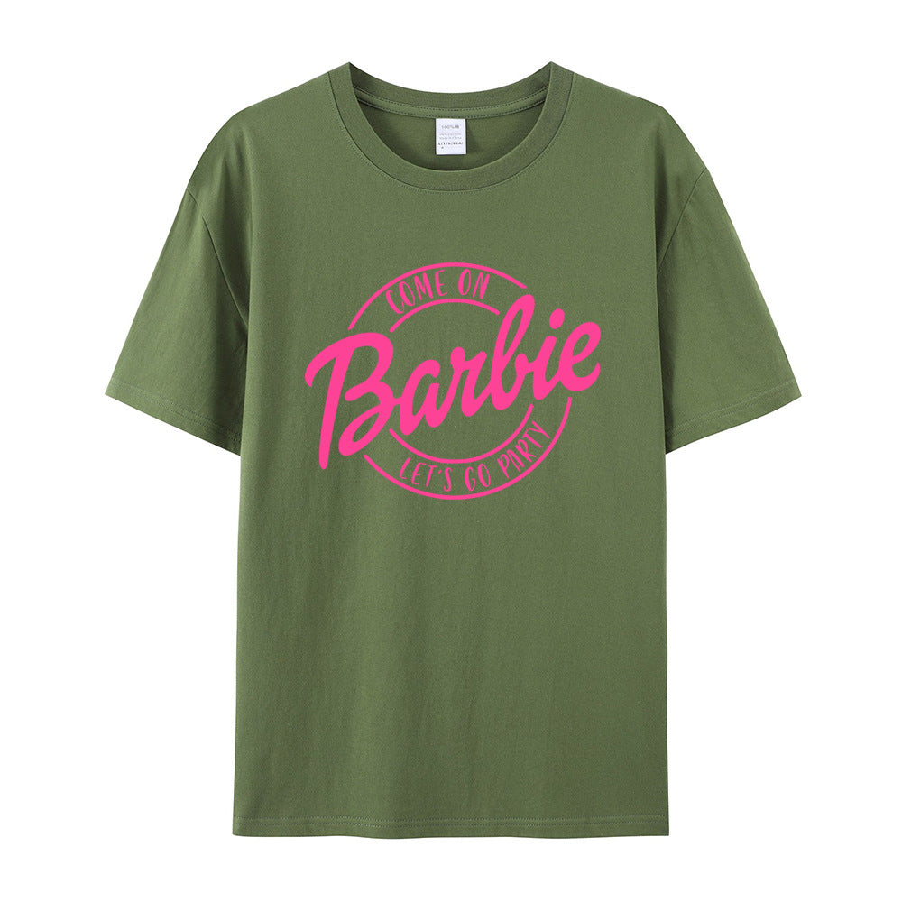 Drune | Retro Party Barbie Print T-shirt