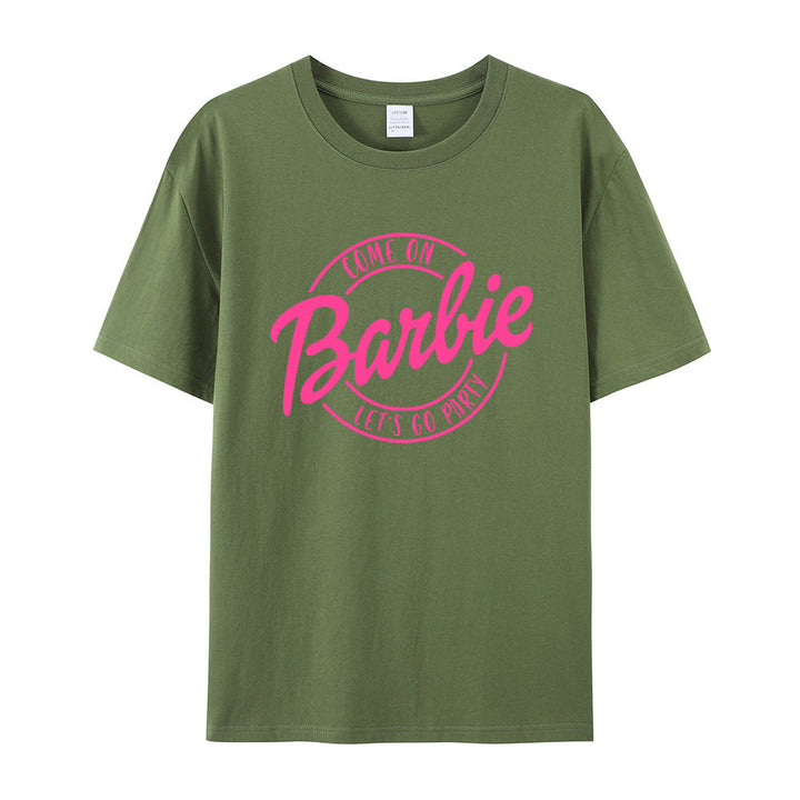 Drune | Retro Party Barbie Print T-shirt