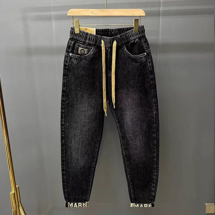 Herren Bequeme Denim Jogginghose Drune