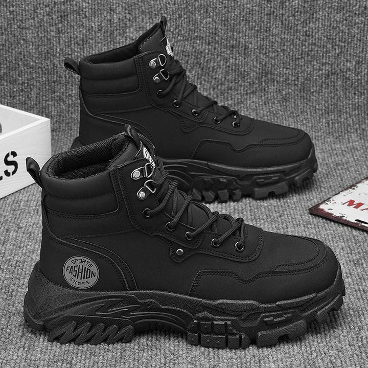 Damen Sportliche High-Top Stiefel mit rutschfester Sohle und strapazierfähigem Obermaterial Drune