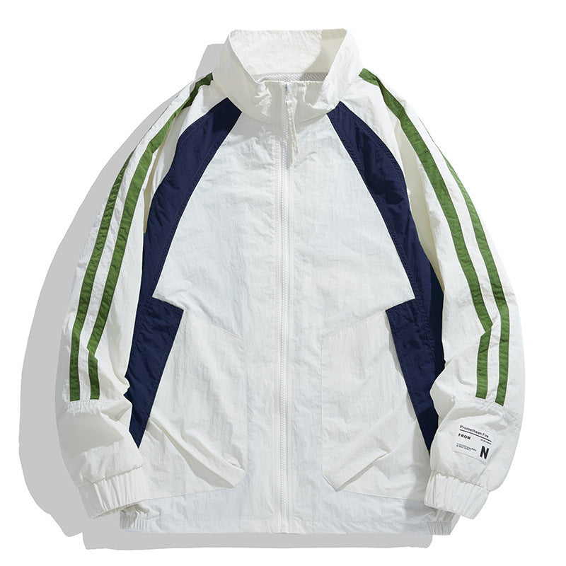Damen Sportjacke mit hohem Kragen Drune