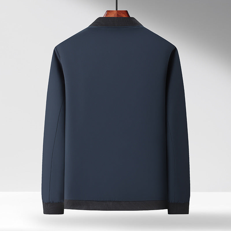 Herren Sportliche Übergangsjacke mit hohem Kragen und funktionellen Taschen Drune