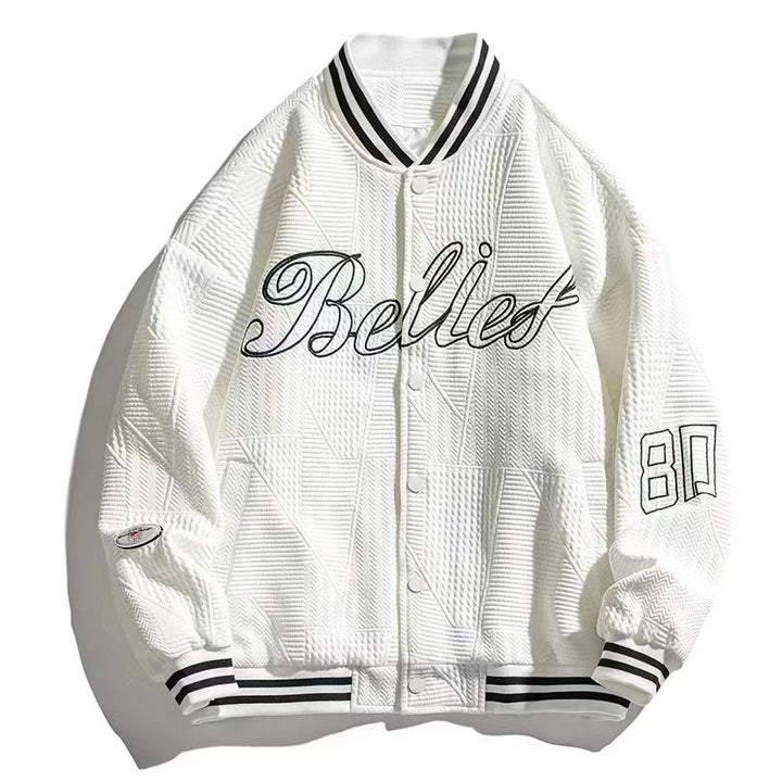 Herren Sportliche Bomberjacke mit strukturiertem Design Drune