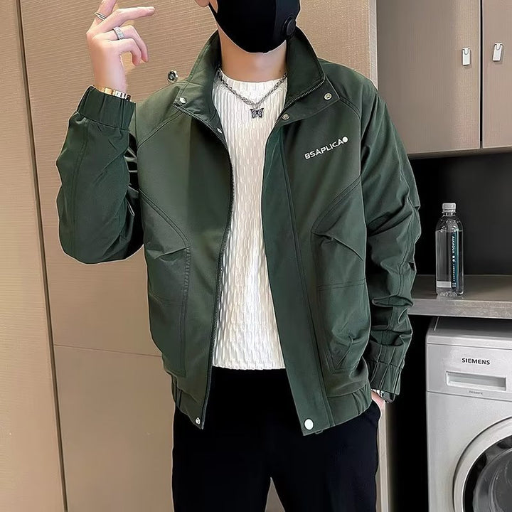 Herren Modische Übergangsjacke mit funktionalen Taschen Drune