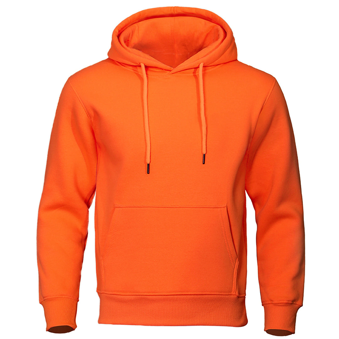 Unisex Premium-Kapuzenpullover mit extra hohem Kragen, Kängurutasche und gebürstetem Innenfutter Drune