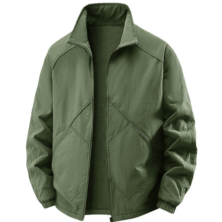 Herren Leichte Übergangsjacke mit Fleece-Futter Drune