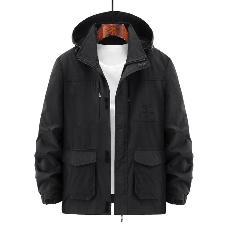 Herren Robuste Wetterjacke mit praktischen Taschen Drune