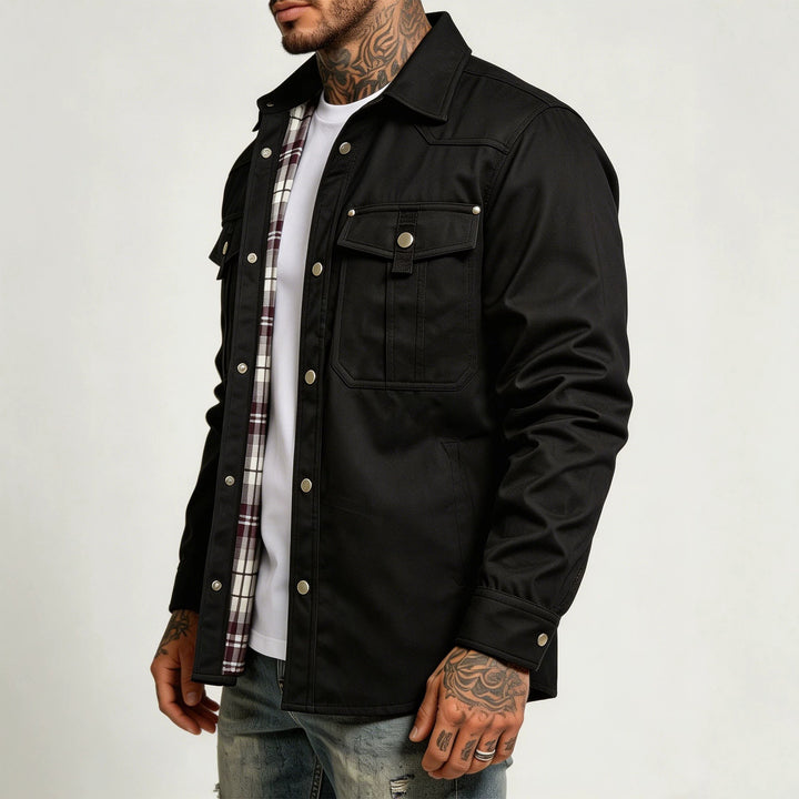 Herren Canvas-Hemdjacke Drune