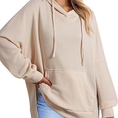 Damen Oversized Kapuzenpullover Drune