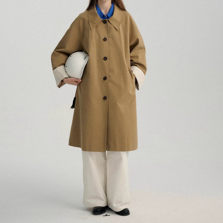Damen Übergroßer City-Trenchcoat Drune