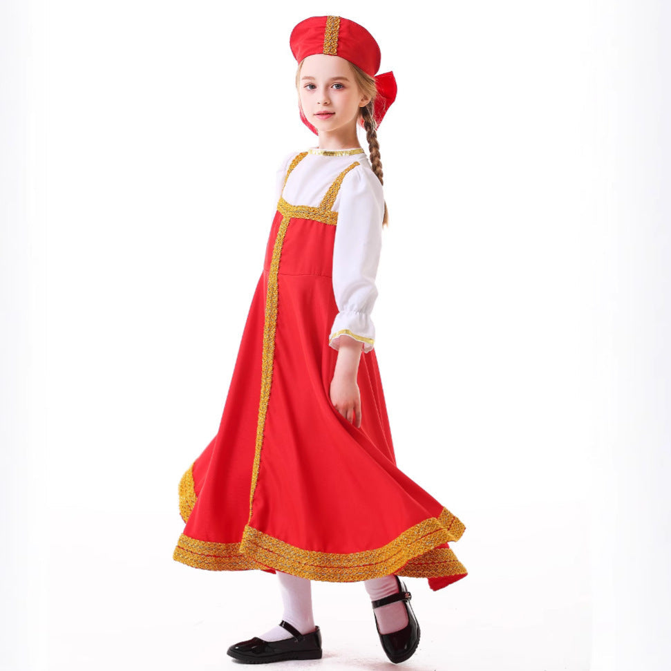 Mädchen Traditionelles Partykleid Drune