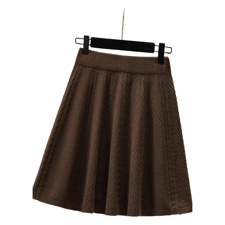 Damen Gemusterter Strickrock Drune