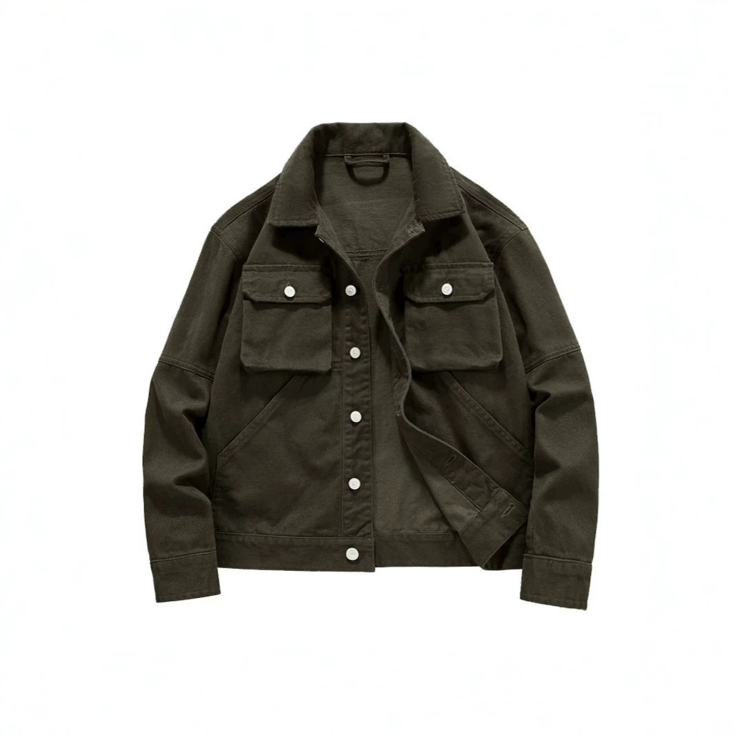 Herren Stylische Utility-Jacke Drune