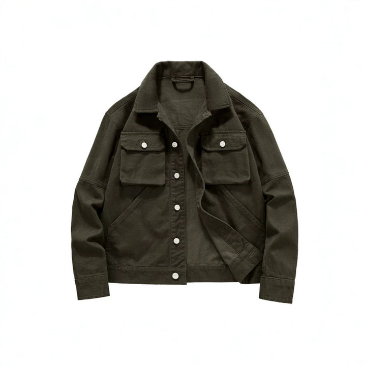 Herren Stylische Utility-Jacke Drune