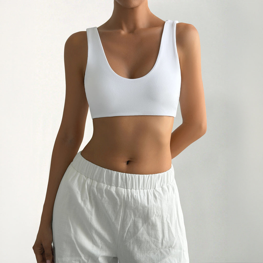 Damen Sport-Bustier mit bequemen breiten Trägern und elastischem Schnitt Drune