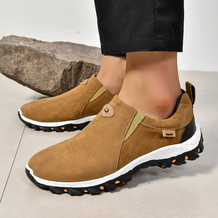 Herren dezenten wasserabweisenden Wildleder-Slipper mit griffiger Outdoor-Laufsohle Drune