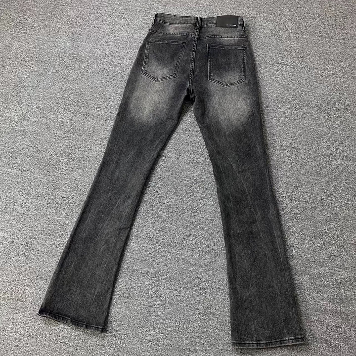 Damen Hochwertige Bootcut Jeans Drune