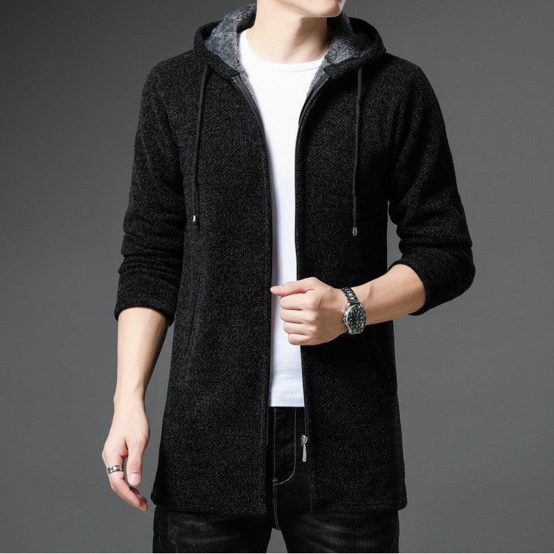 Herren urbane Freizeitjacke mit Kapuze Drune